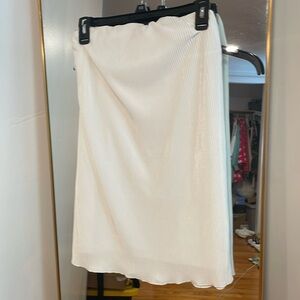 Ribbed material tube dress